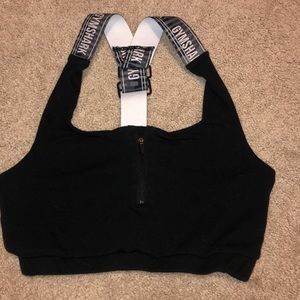 Gymshark black utility sports bra! Size medium